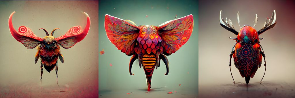 Bestiare-IA, atelier intelligence artificielle text to Image